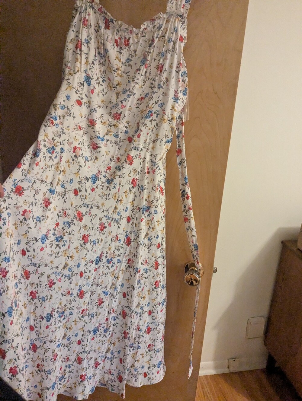 NWT DÔEN Ascella Dress in "Blanc Flowering Meadow" Midi Dress - Picture 8 of 15